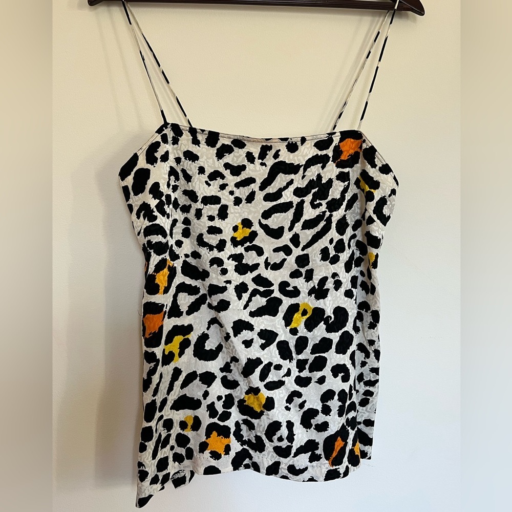 Silks by St. Gillian Vintage Leopard Print Silk Top with Matching Kimono - Picture 13 of 15